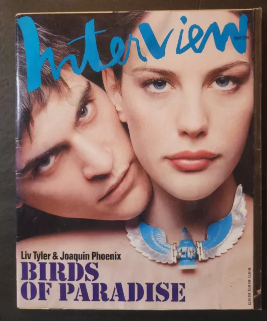 Andy Warhol's Interview Magazine Apr 1997 Tyler & Phoenix -Fashion ~ Art ~ Music
