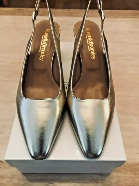 Russell and sales bromley gold shoes