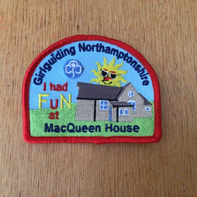 Girlguiding Commemorative and Places Badges -McQueen House - I Had Fun