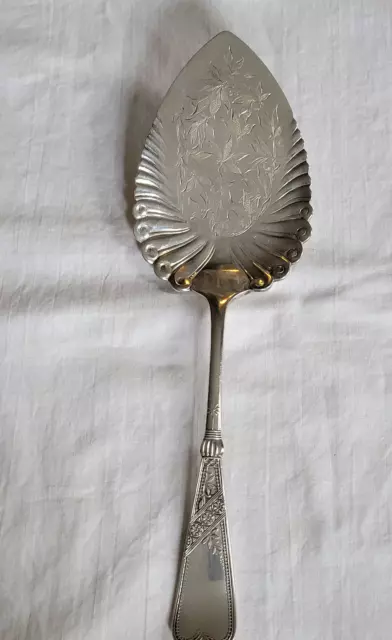 Rogers &Hamilton Silverplate Newport /Chicago c1879 Aesthetic Movemt Pie Server