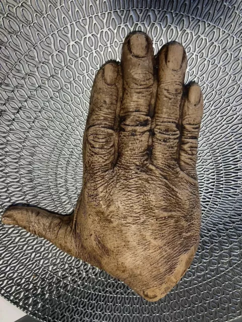 Vintage Plaster  Hand Sculpture