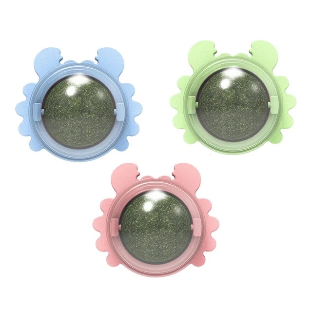 3x Chew Cat Toy Natural Catnip Treats Catnip Ball Toys Interactive Cat Toys