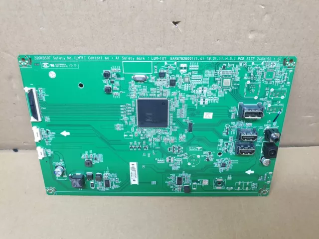 Replacement Main Board 32Gk850F Eax67626001 For Lg 32Gk650F Monitor