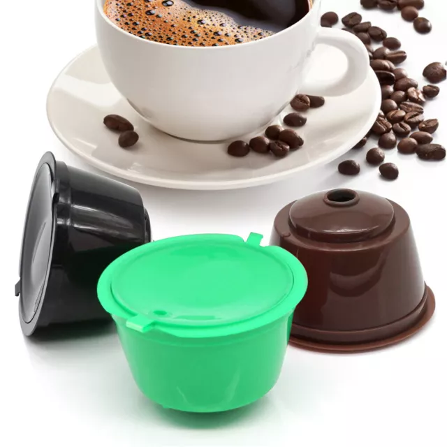 Refillable For Dolce Gusto Nescafe Capsule Reusable Pods Coffee Filter Cup FDD8