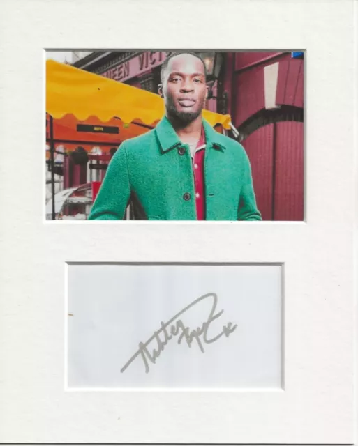 Ashley Byam eastenders signed genuine authentic autograph signature AFTAL 73 COA