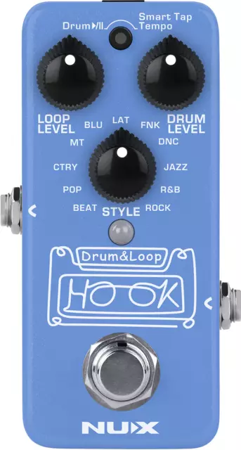 Pedale Looper Et Boite A Rythmes Mini Nux Hook-Drum&Loopmini