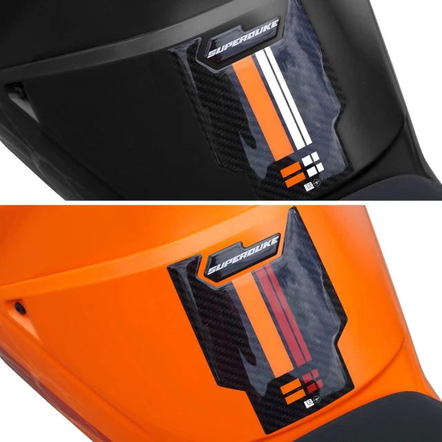 Protection Bouchon Réservoir KTM Duke 690 2012-2017 – Sticker 3D Résine PVC Orange