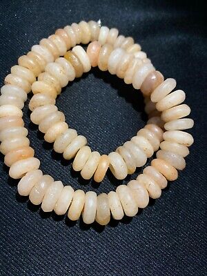 Sub Sahara African Antiquity Ancient Neolithic Quartz Stone Trade Old Beads Lot
