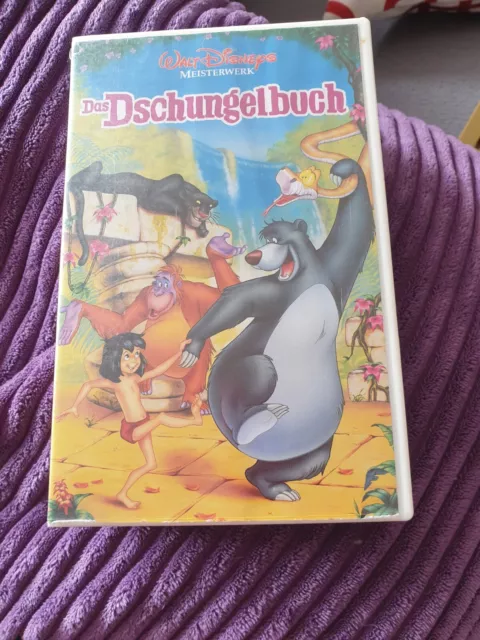 Walt Disneys - Das Dschungelbuch VHS Video Kassette mit Hologramm 1122/55