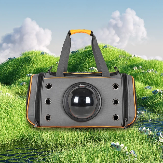 Borsa da trasporto per cani, traspirante, pieghevole, per gatti, viaggi, outdoor, portatile