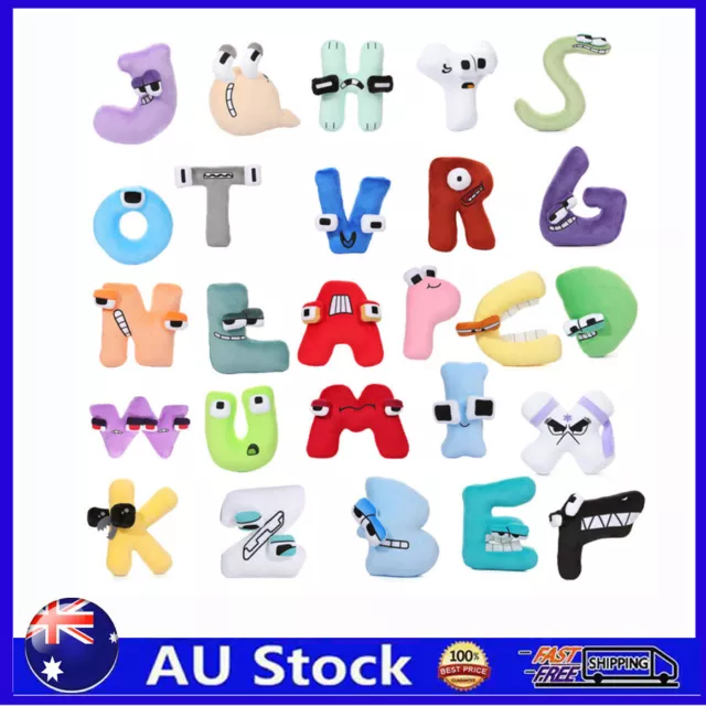 Alphabet Lore Plush Doll Kids Enlightenment Alphabet Dolls Baby Stuffed Toys