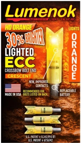Lumenok Crossbow Nock HD Orange Easton/Beman Moon Nock 3 Pack