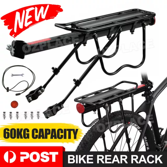 Sturdy Bicycle Mountain Bike Rear Rack Seat Post Mount Pannier Luggage Carrier