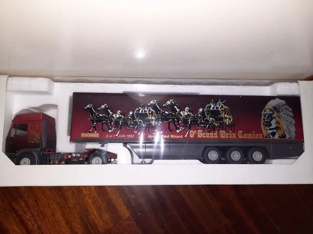 Camion Iveco Eurotech Ferrari - LBS Eligor 1/43 - Réf 5410 - Occasion