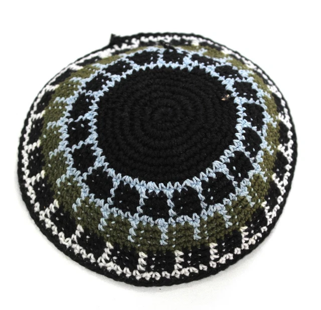 Sombrero judío Kipà holy tejida cubrecabeza étnica judía de Israel gorra