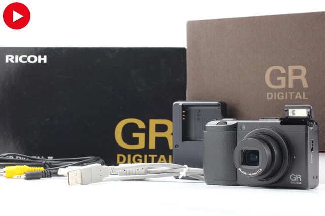 SH;031[TOP MINT in BOX] Ricoh GR Digital iii 10.0MP Compact Digital Camera JAPAN