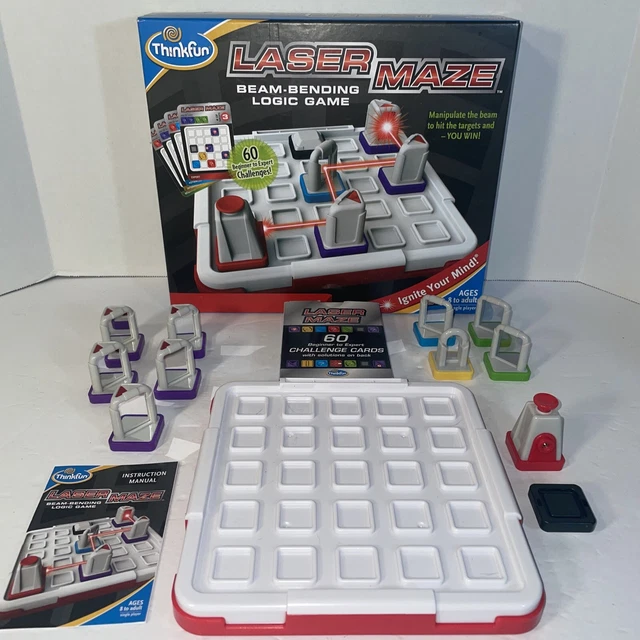 LASER MAZE BEAM Bending Logic Board Game Single Player by ThinkFun