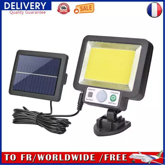 Applique Solaire Extérieure Étanche Capteur de Mouvement Lampe de Jardin Extérie