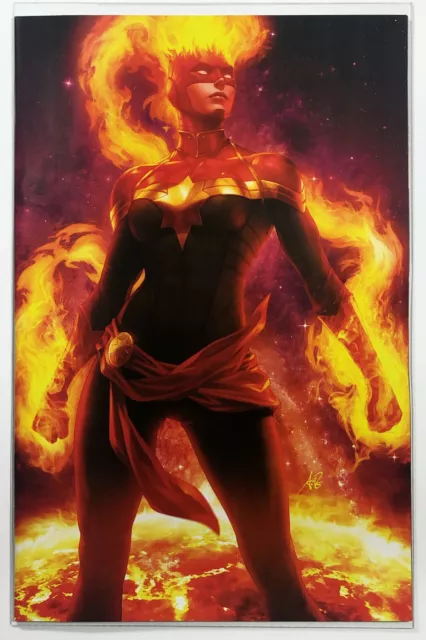 Captain Marvel #1 Stanley Artgerm Binary Virgin Variant NEAR MINT