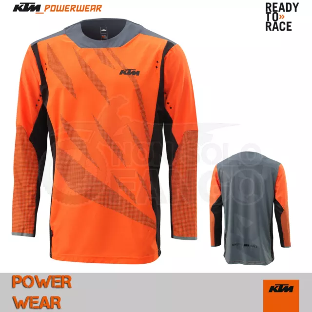 Maglia enduro KTM Power Wear 2023 RACETECH SHIRT ORANGE - XL