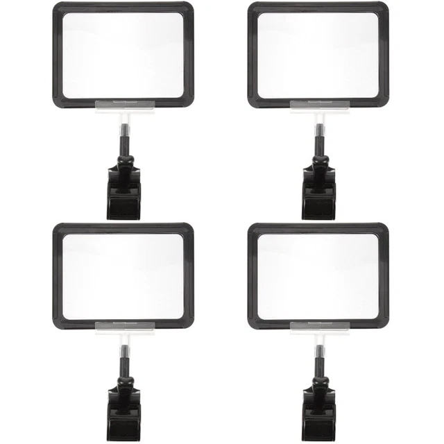 4 Pezzi Porta Badge Plastica, Porta Distintivo Badge Holders Porta Cartellino Co