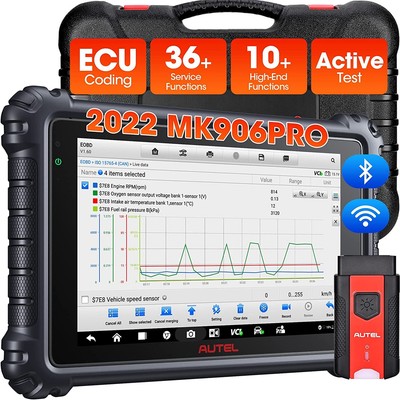 2022 Autel mk906 PRO AUTO dispositivo diagnostico professionale auto obd2 scanner tutti sistema TPMS