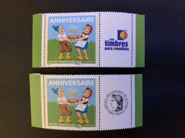 Timbres personnalisés Sylvain et Sylvette 2007 YT 4081A Cérès + LTP