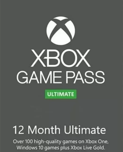 XBOX Game Pass Ultimate 12 Monate EU - SIEHE BESCHREIBUNG!!!