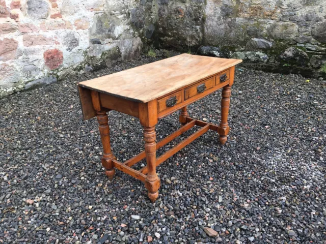 Victorian Pine  Table / Pine Kitchen Table 3