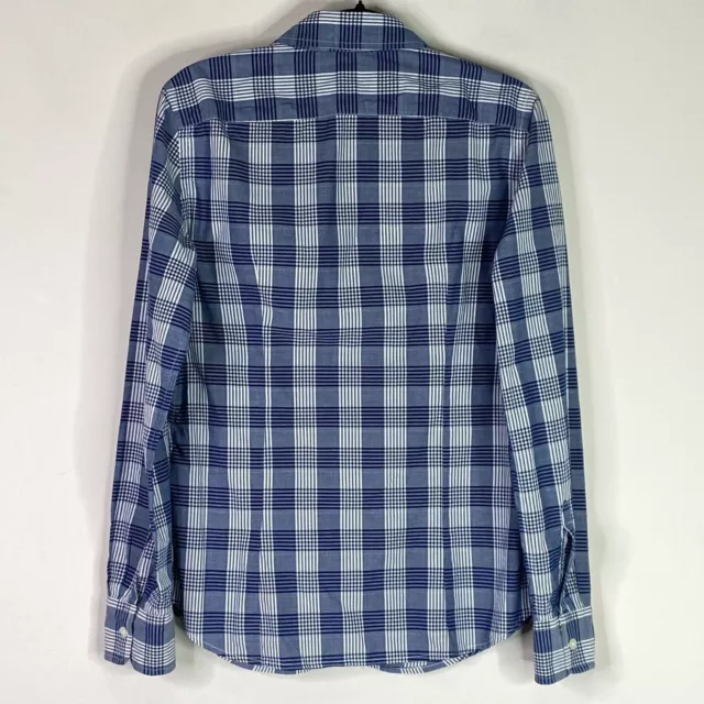 Banana Republic Soft Wash Bold Plaid Long Sleeve Button Down Shirt Women's Small 2