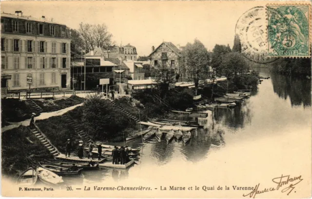 CPA La Varenne La Marne et le Quai de la Varenne FRANCE (1339598)