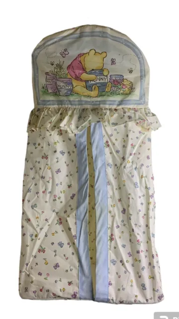 Vintage Classic Winnie the Pooh Nursery Hanging Diaper Stacker holder  Smoke Fee