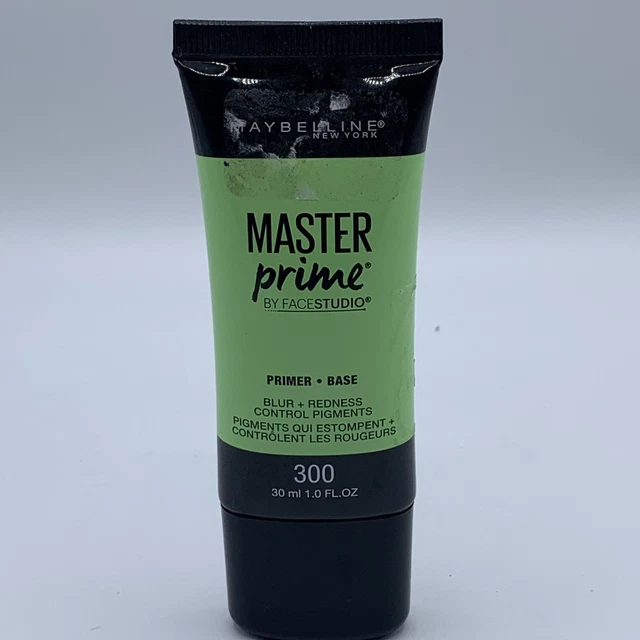 Primer Maybelline Master Prime de FaceStudio Blur & Redness + Base 300, 1 fl oz