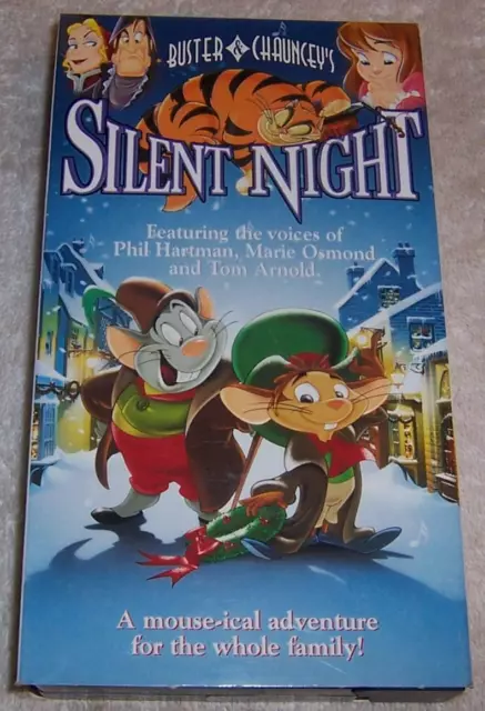 Buster & Chauncey's Silent Night VHS Video Phil Hartman Marie Osmond Tom Arnold