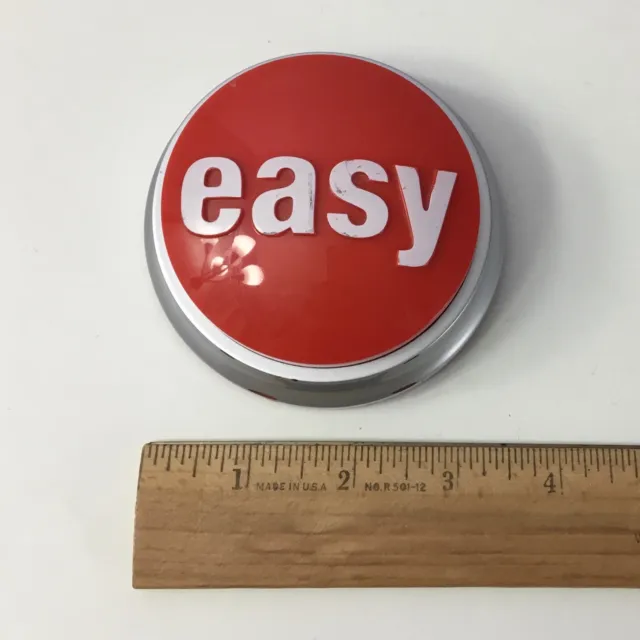 Staples Easy Button Talking That Was Red Grey Novelty Vtg