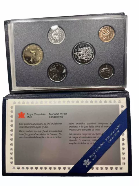 1988 Royal Canadian Mint Double Dollar Proof Set Uncirculated Original Packaging