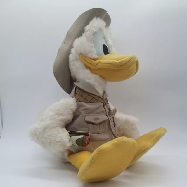 Donald Duck Soft Toy Walt Disney World Animal Kingdom Plush Safari Explorer 13"