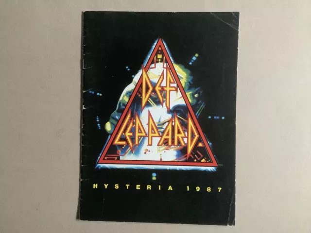 DEF LEPPARD Hysteria Tour 1987 UK Original Tour Program