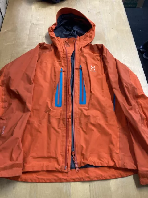 Haglofs Roc High mens Gore-Tex Hooded jacket Size L RRP £450