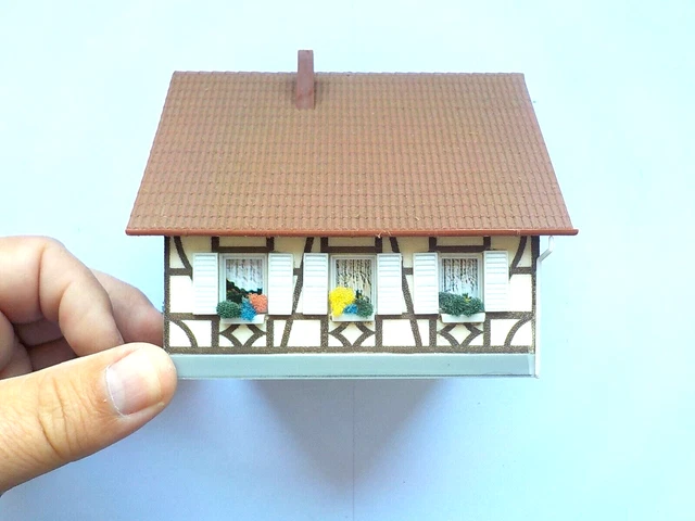 Maquette Faller Chalet De Montagne Avec Fenêtres Et Escalier - Occasion