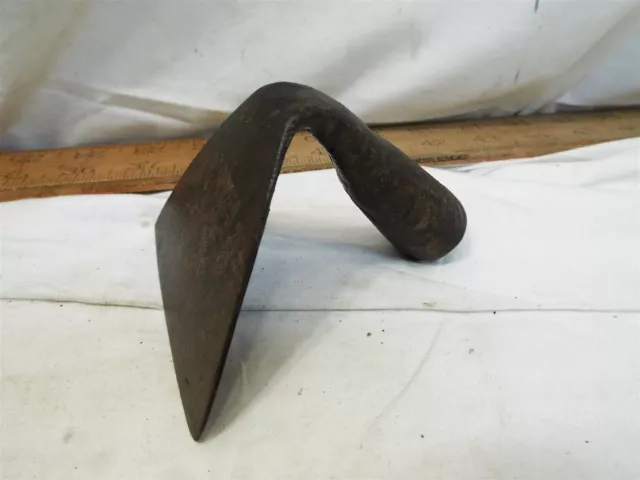 Blacksmith Hand Forged Wrought Iron Handle Dough Scraper Knife Kitchen Primitive