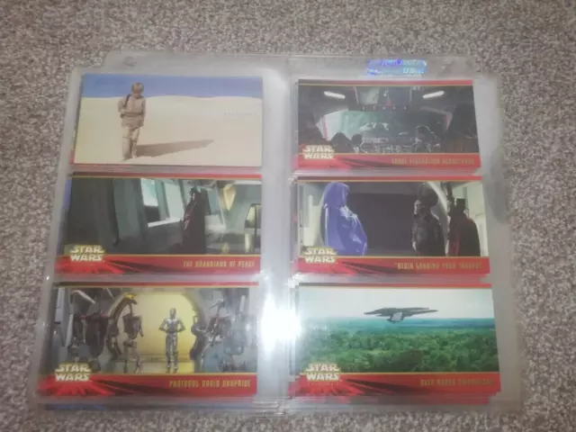 Star Wars: Episode 1 Widevision Part Complete Trading Cards Topps 1999