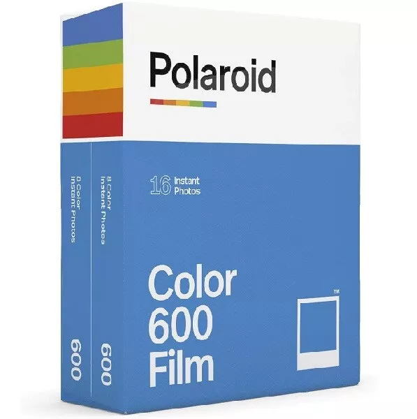 Polaroid 600 paquete doble de película instantánea en color para 16 fotos