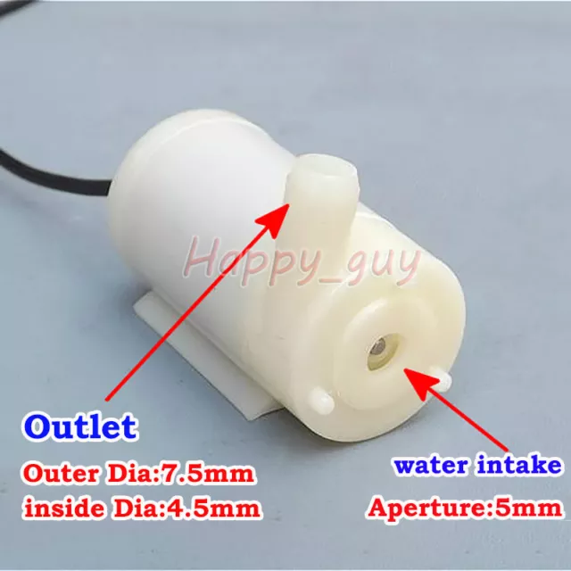 DC 3V-6V Small Micro Submersible Mini Water Pump for Fish Tank Fountain Aquarium
