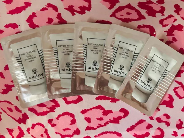 5 Sisley-Paris Phyto-Blanc Ultra Lightening Mask - Each Sample 4 ml x 5 =20 ml