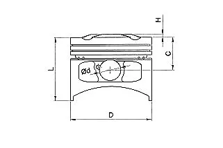 Yamaha Yz450F 14-17 Wr450F 16-19 (96.96) Meteor Piston Compaction 12.5:1 Sel. D 2