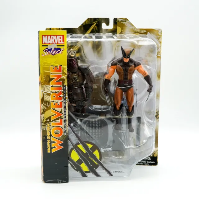 Marvel Select Collector Edition Brown Uniform Wolverine Action Figure 2020 New