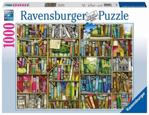 Ravensburger 19137 - Magisches Bücherregal, 1000 Teile Puzzle|ab 14 Jahren