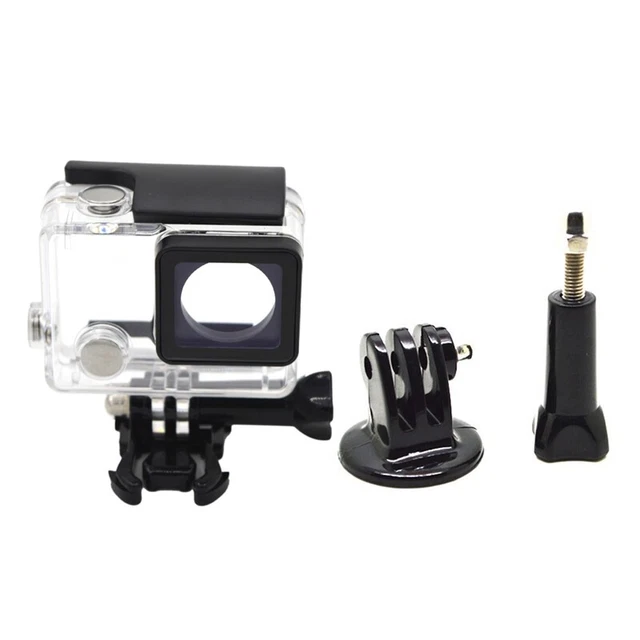 Funda para carcasa para 4 Hero3 + Hero 3 caja submarina para accesorios Go Pro W6Q9