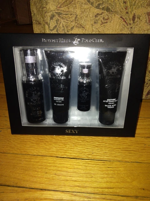 Beverly Hills Polo Club Sexy 4 Piece Mens Cologne Gift Set Brand New Free Ship